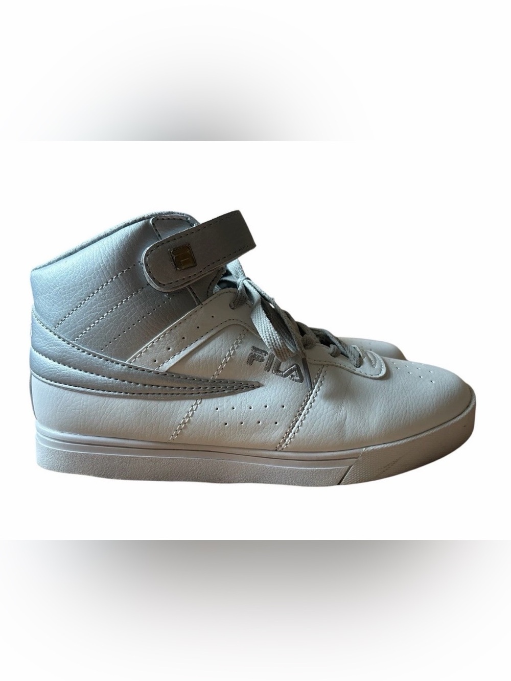 Retro FILA Vulc 13 Mid 1CM00417-063 Mens White And Grey Size 8